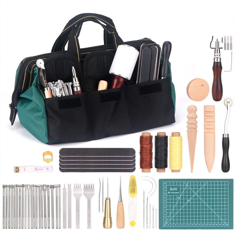Leatherwork Thread - 가죽 공예 키트 공구 세트 (재봉실,