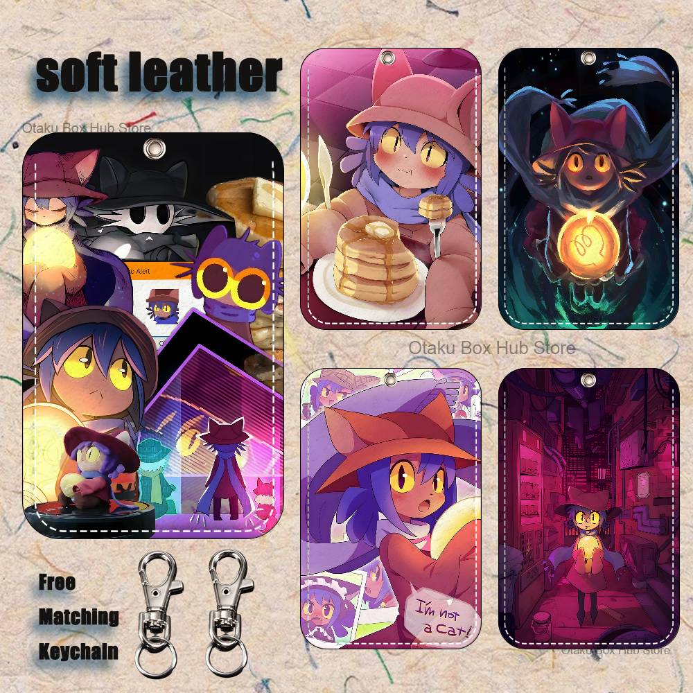 Leatherwork Keychain - 애니메이션 N-Niko O-OneshotS 홀더 키체인 은행
