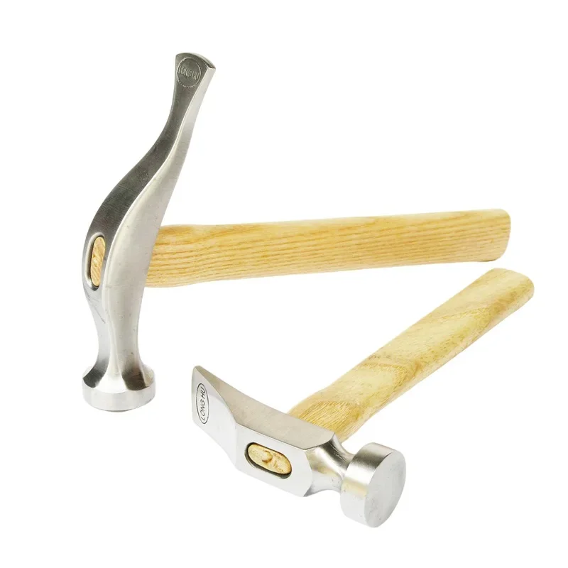 Leatherwork Hammer - 핸드 스티치 위에 태핑하기위한 나무 손잡이가있는