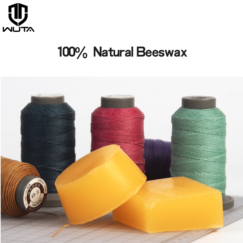 Leatherwork Thread - WUTA 1PC 100% 천연 밀랍 순수