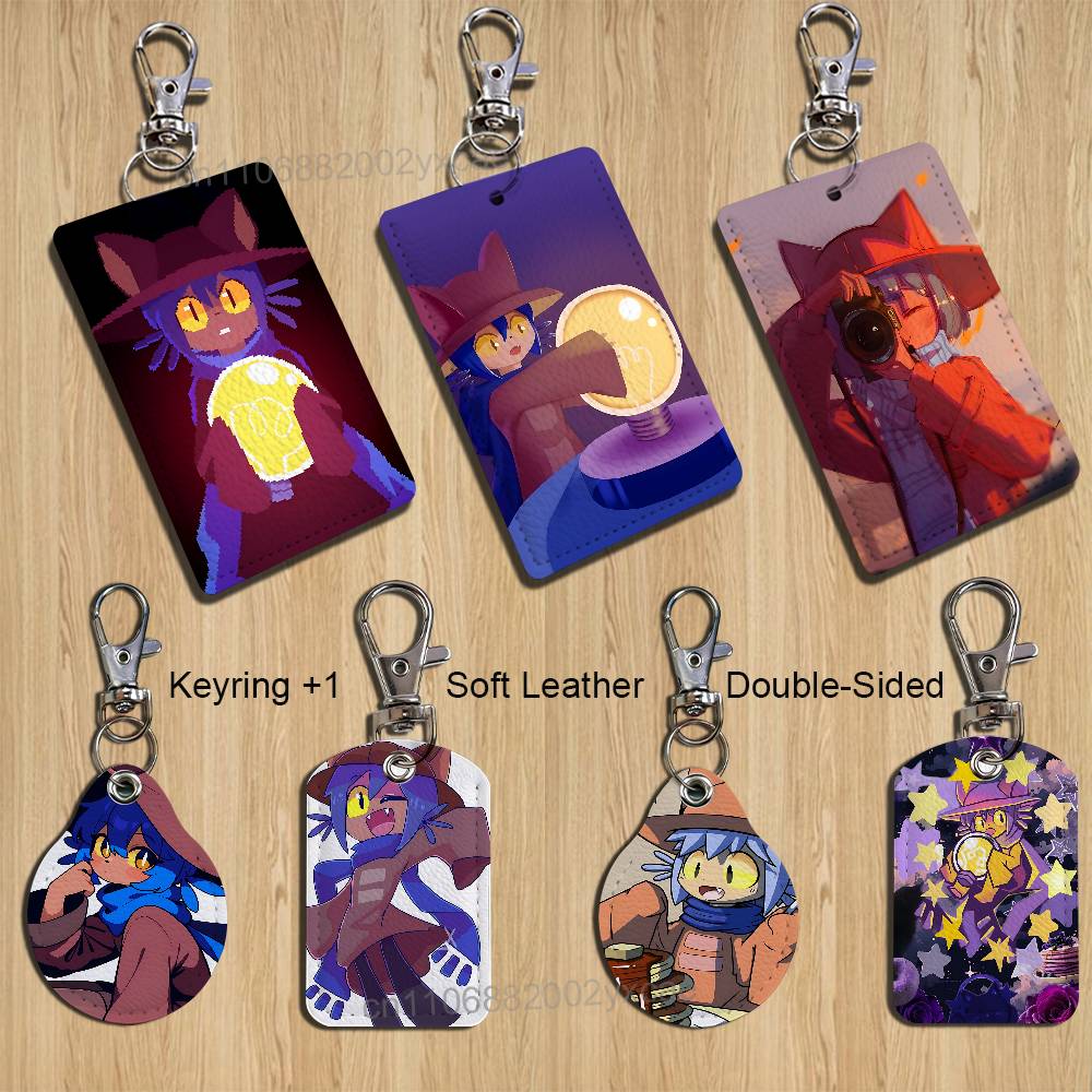 귀여운 니코 게임 원샷 홀더 은행 사업용 카드 홀더 학 - Leatherwork Keychain 리뷰 및 가격