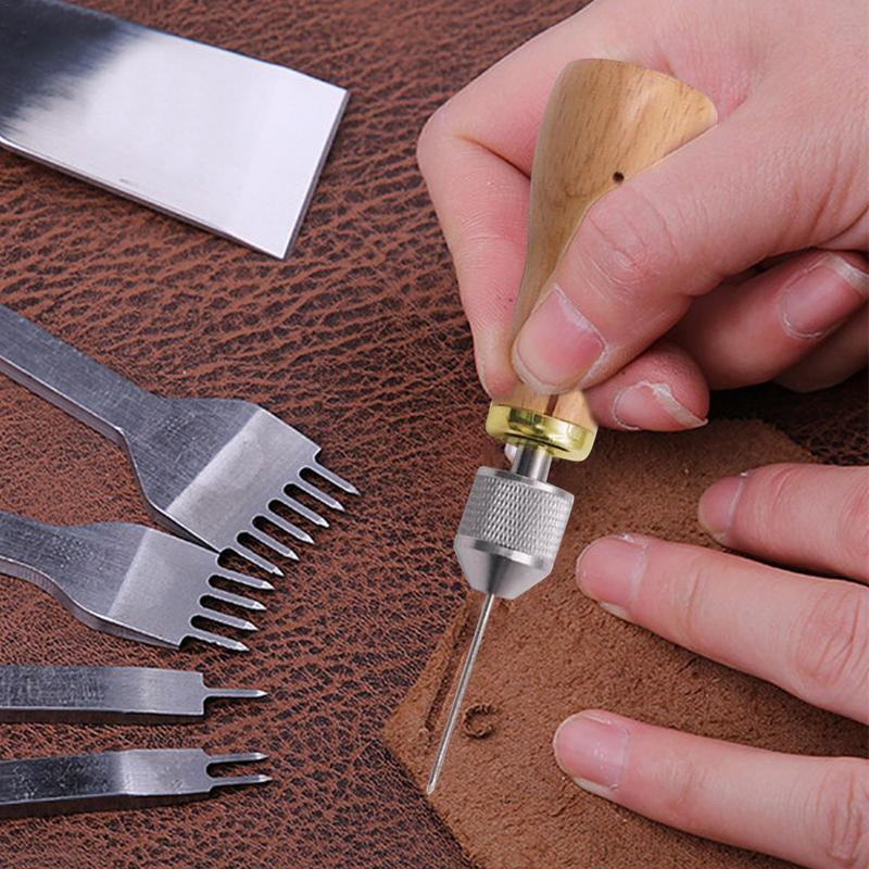 가죽 작업 도구 키트 실내 장식 수리 바늘 용품 초보자 - Beginner Leatherwork Kit 리뷰 및 가격