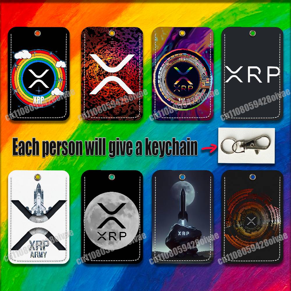 Xrp 리플 암호화 디지털 화폐 ID 클립 신용카드 은 - Leatherwork Keychain 리뷰 및 가격
