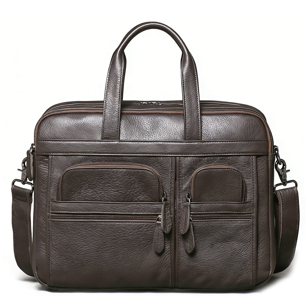남성용 천연 가죽 서류 가방, 비즈니스 핸드백 노트북  - Leather Work Bag Mens 리뷰 및 가격