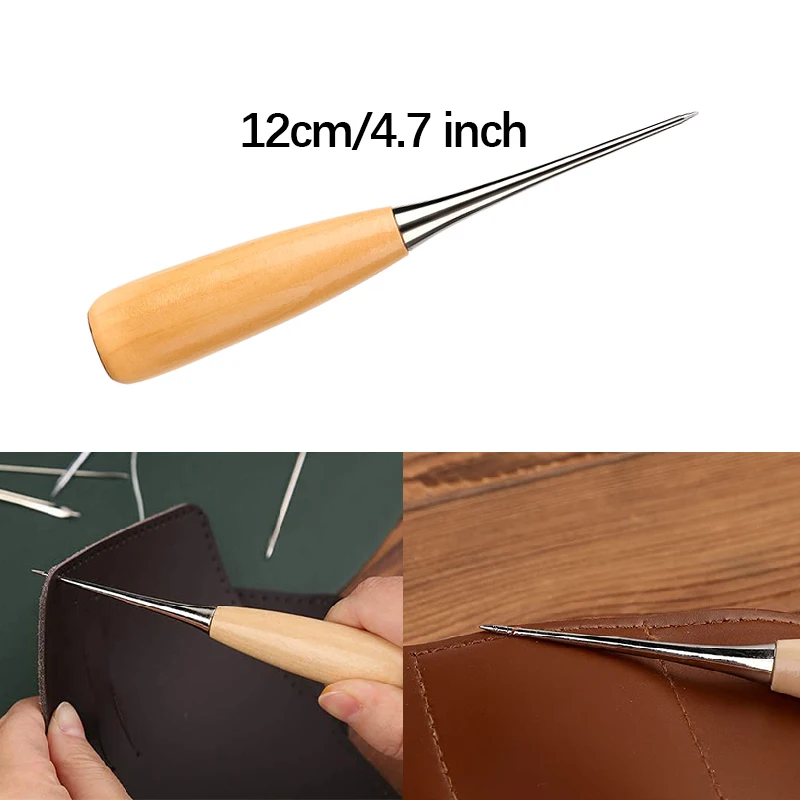 14PCS 가죽 공예 바느질 키트 왁스 스레드 나무 손 - Leatherwork Thread 리뷰 및 가격