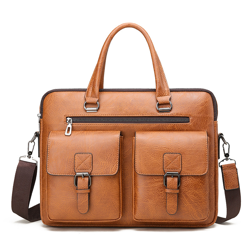 럭셔리 브랜드 남자 비즈니스 서류 가방 PU 가죽 메신 - Leather Work Bag Mens 리뷰 및 가격