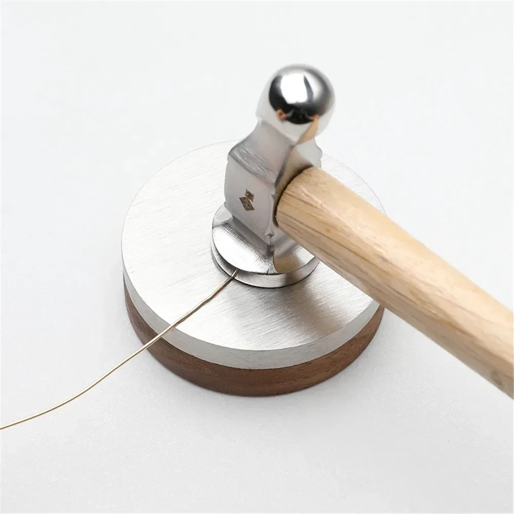 스테인레스 스틸 라운드 헤드 해머 미니 나무 전문 손  - Leatherwork Hammer 리뷰 및 가격