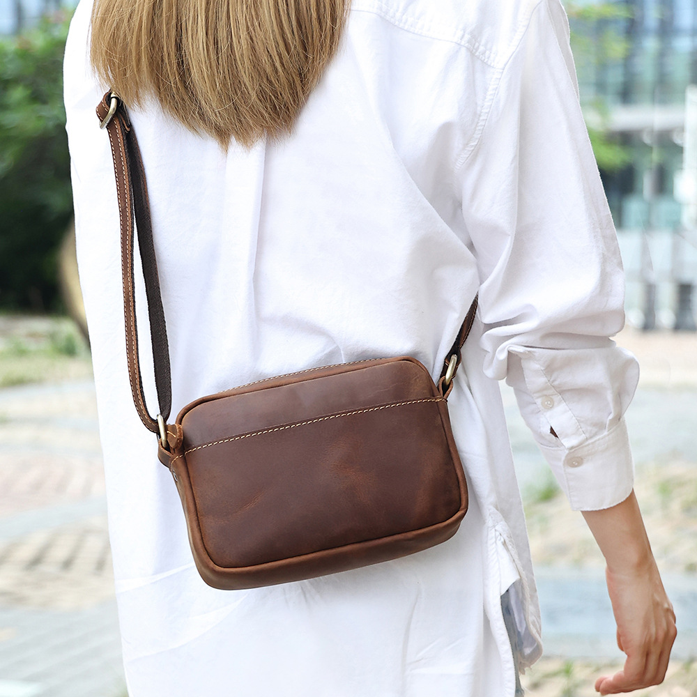 남성용 고급 천연 소가죽 메신저 백 빈티지 가죽 크로스 - Leather Work Bag Mens 리뷰 및 가격