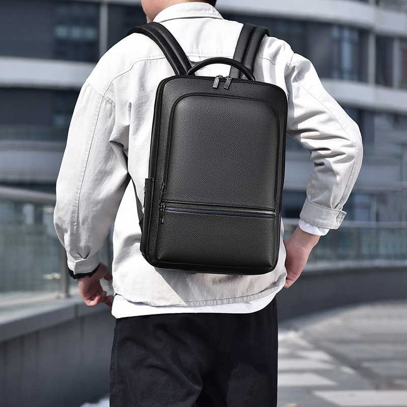 남성용 PU 가죽 배낭, USB 충전, 패션 이그제큐티 - Leather Work Bag Mens 리뷰 및 가격