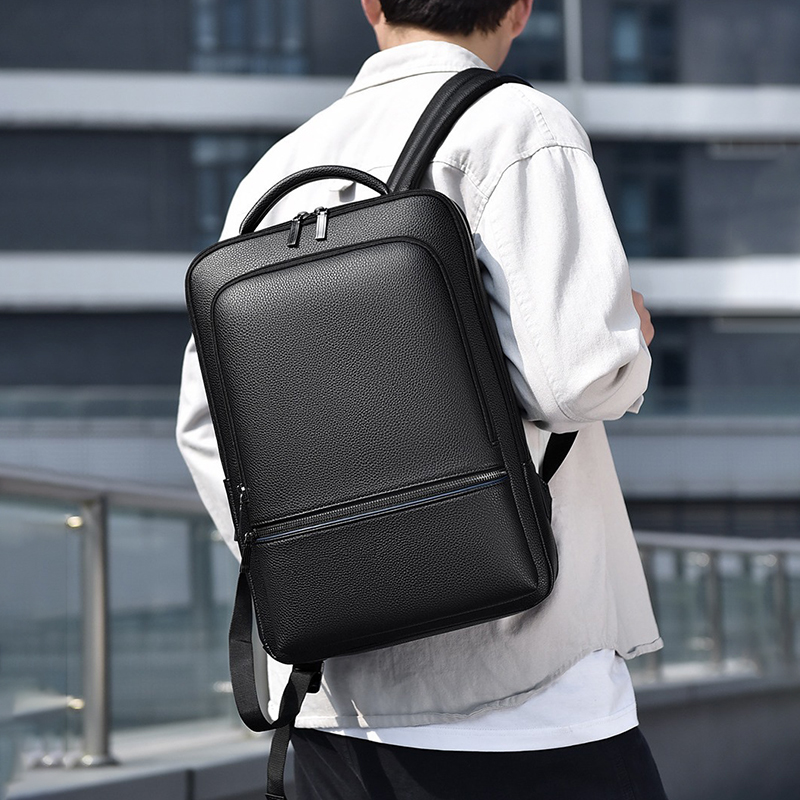 남성용 PU 가죽 배낭, USB 충전, 패션 이그제큐티 - Leather Work Bag Mens 리뷰 및 가격