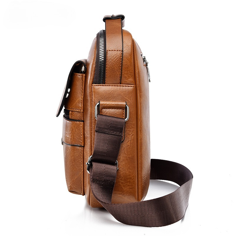 핫한 한국 스타일 남성 캐주얼 숄더백 다층 러기드 캔버 - Leather Work Bag Mens 리뷰 및 가격