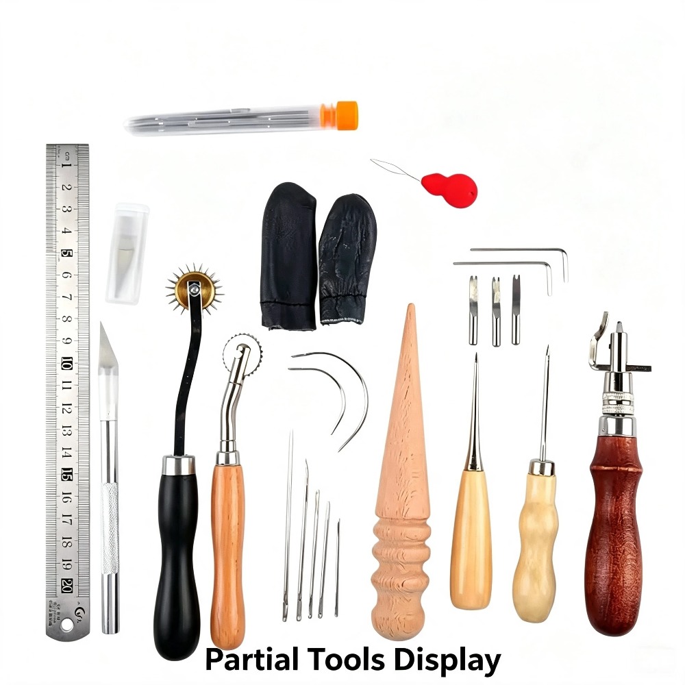 옥스포드 보관 가방이 포함된 완벽한 가죽 공예 도구 키 - Beginner Leatherwork Kit 리뷰 및 가격