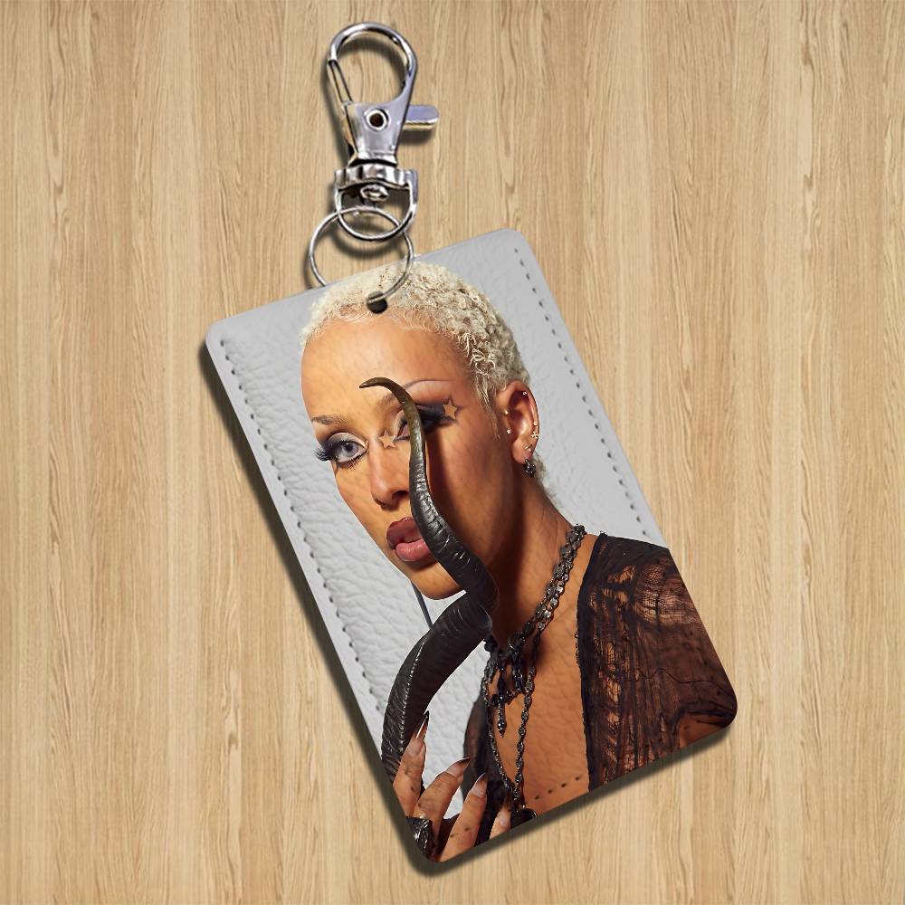 아트 소 하이 레드 도자캣 홀더 은행 사업용 카드 홀더 - Leatherwork Keychain 리뷰 및 가격