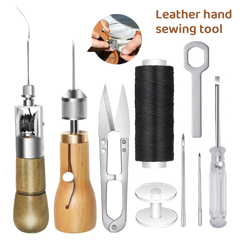 8개/세트 DIY 가죽 바느질 실 손바느질 도구 가죽  - Leatherwork Thread 리뷰 및 가격