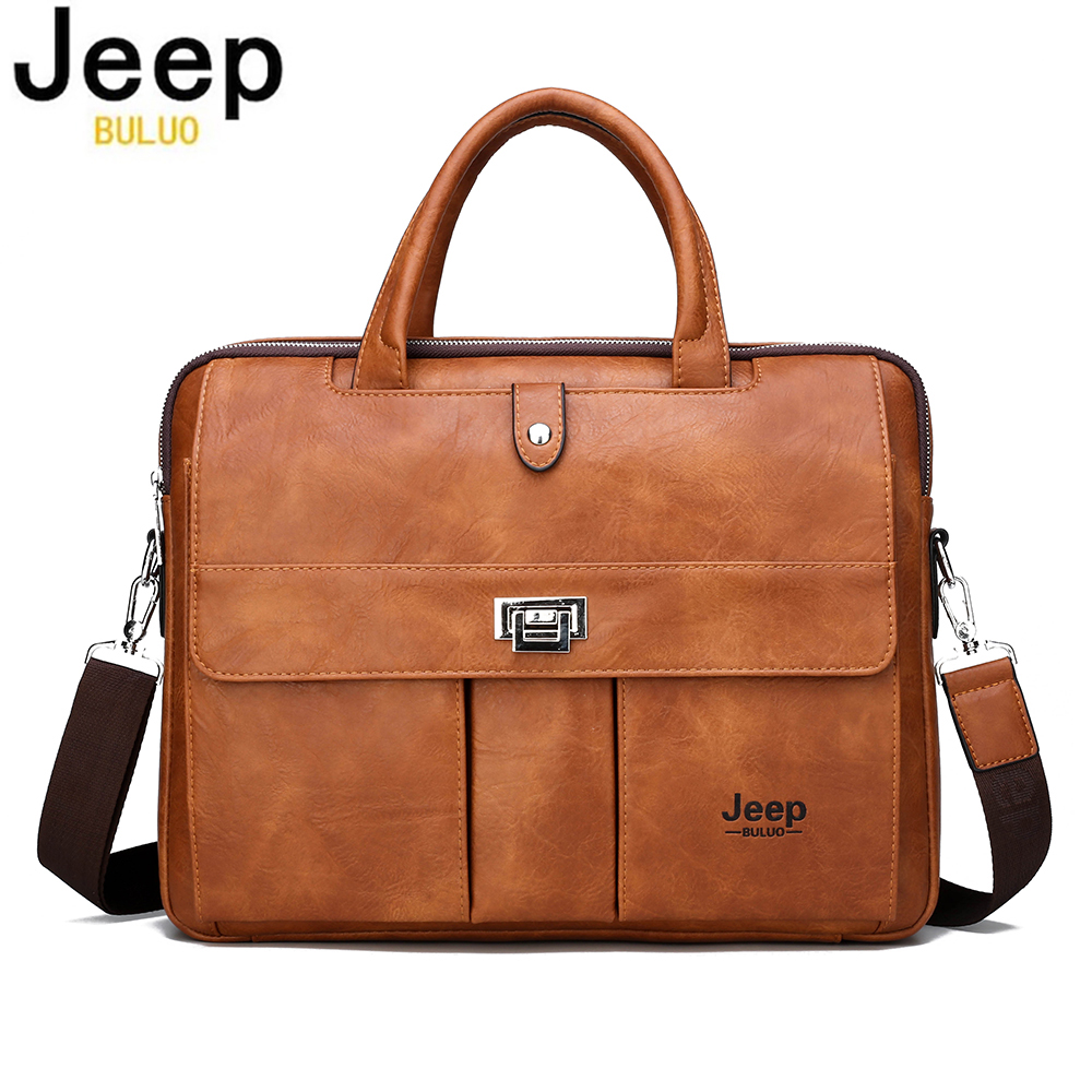 Jeep Buluo 남성용 가죽 서류가방 14인치 노트 - Leather Work Bag Mens 리뷰 및 가격