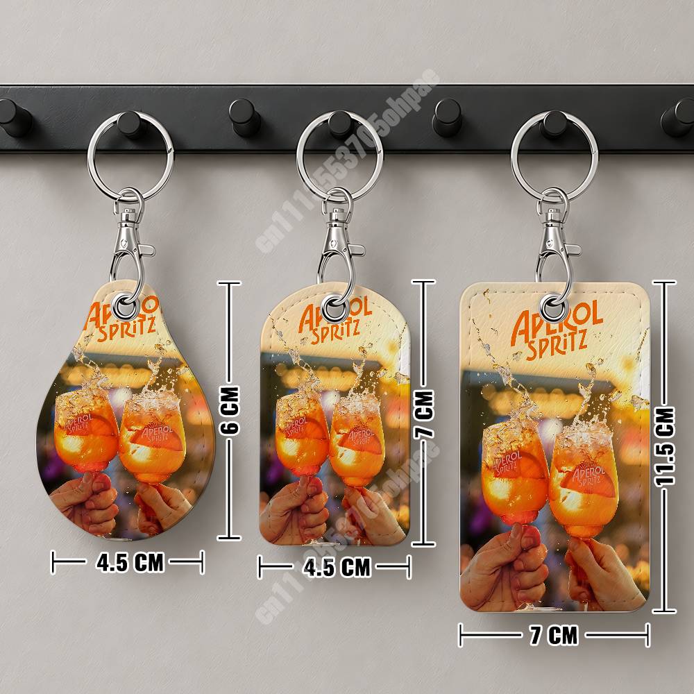 오렌지 프로세코 A-아페롤 S-스프리츠 가죽 키체인 카 - Leatherwork Keychain 리뷰 및 가격