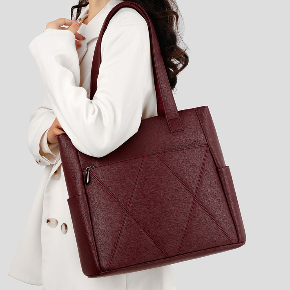 정품 고품질 가죽 캐주얼 토트 명품 핸드백 여성 가방  - Leatherwork Thread 리뷰 및 가격